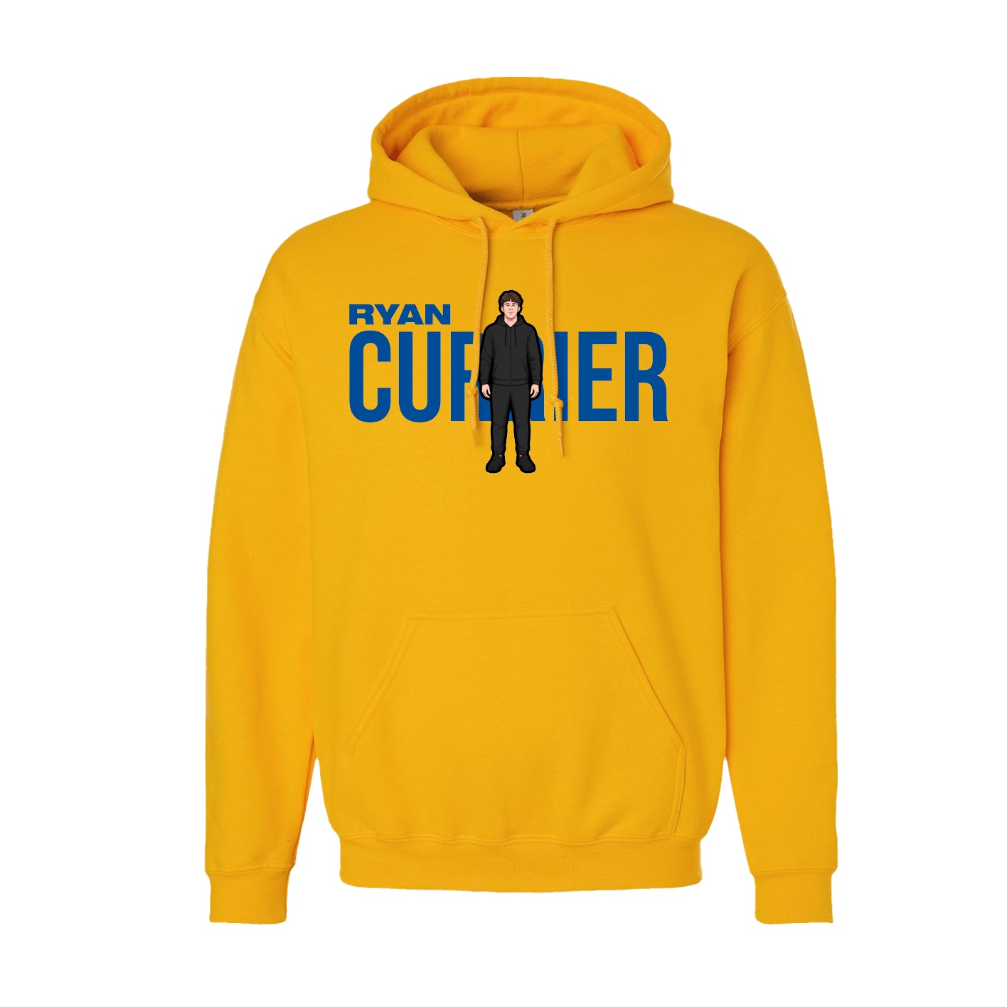 Youth Hoodie — Player Name in Gold