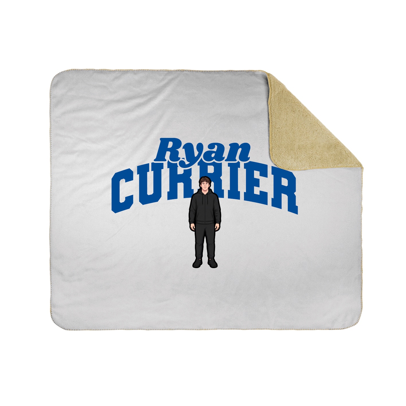 Throw Blanket — Signature Arch in White