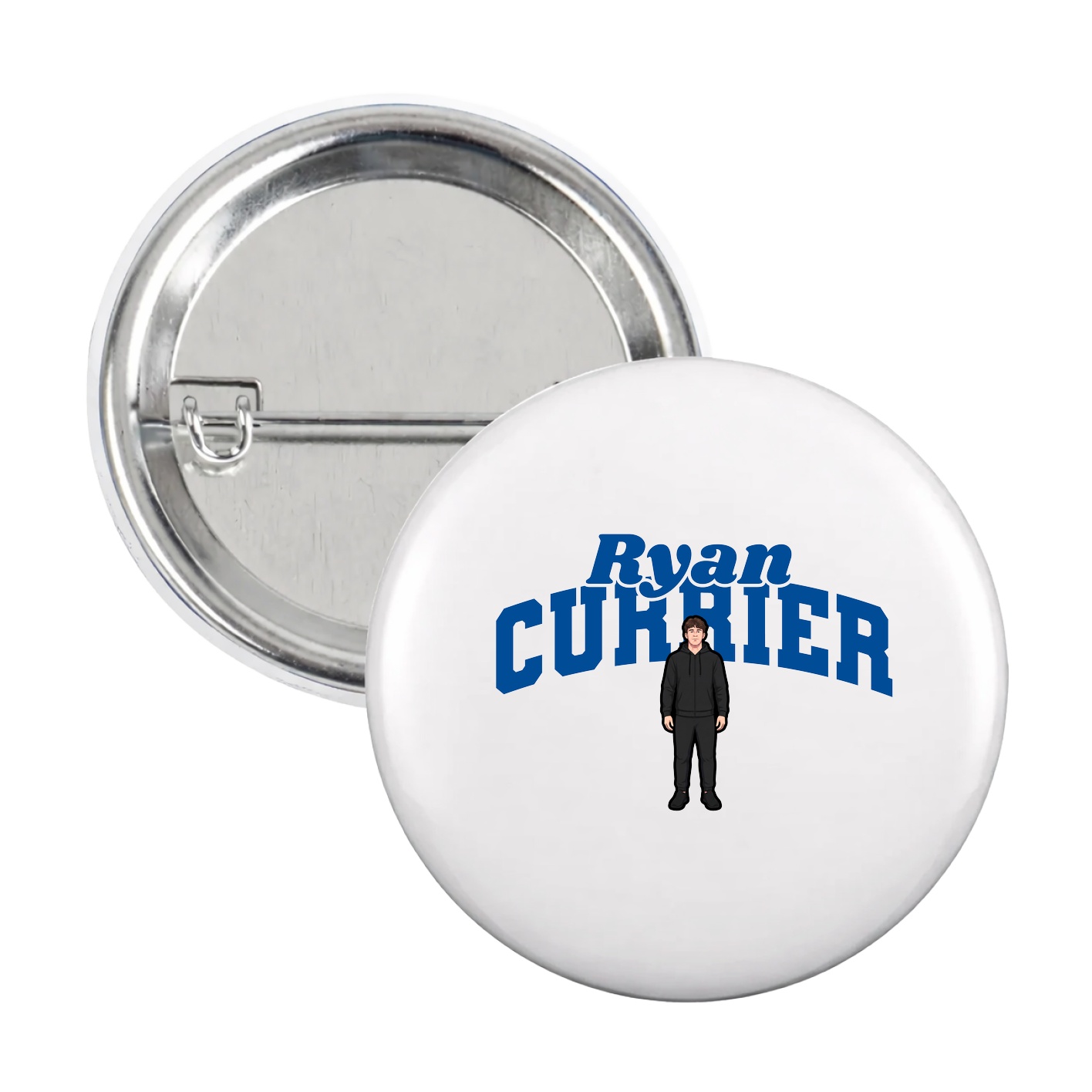 Game Day Button — Signature Arch in White