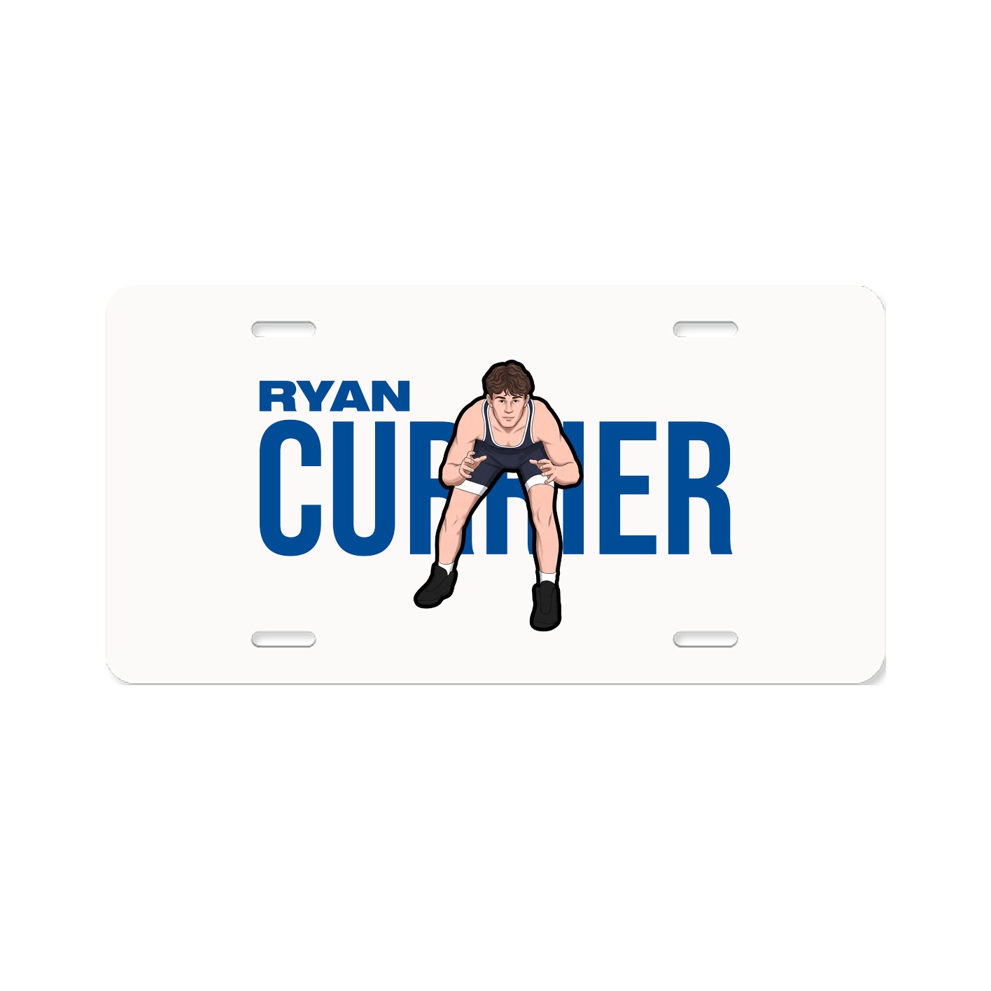 License Plate — Player Name in Classic