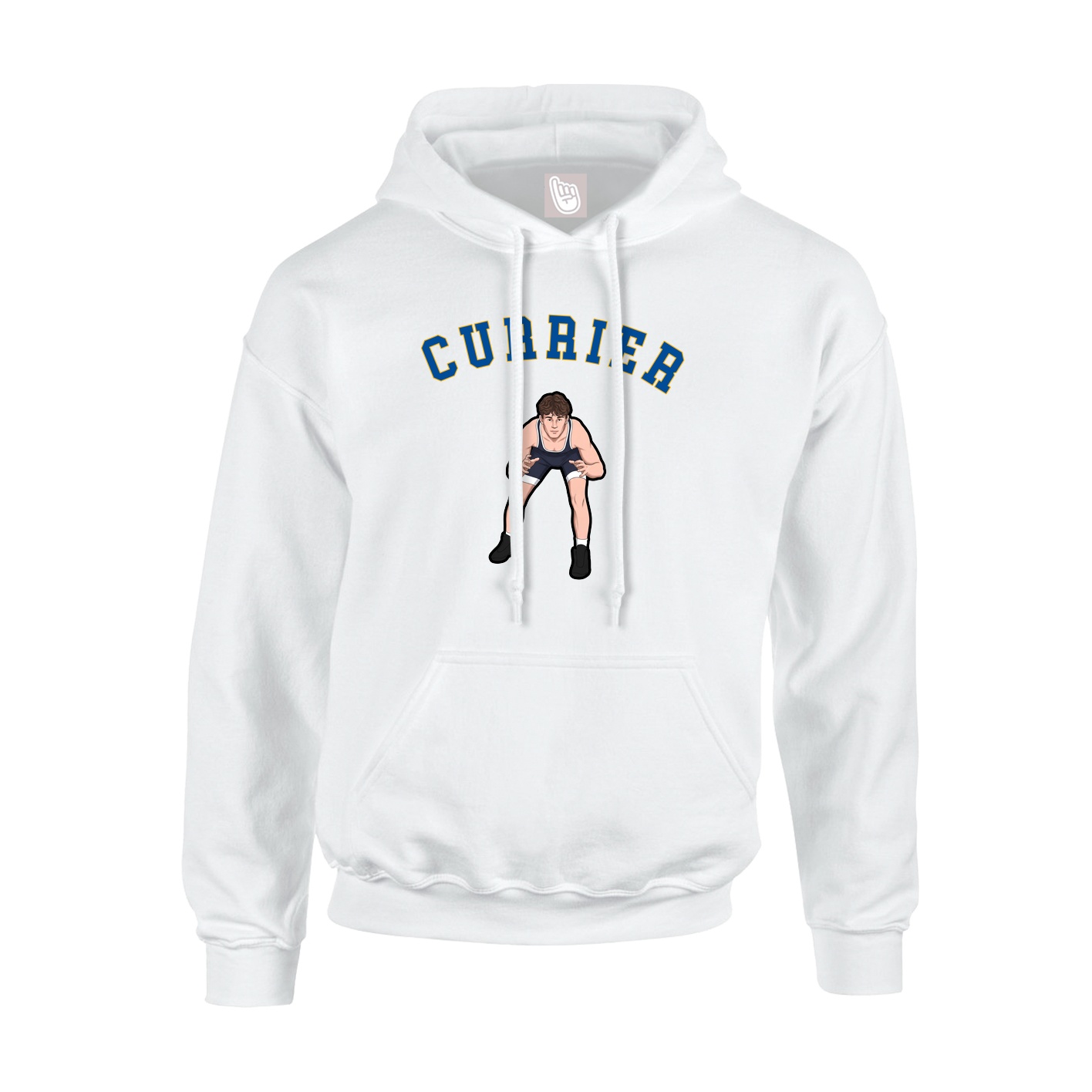 Youth Hoodie — Shirsey Arch in White