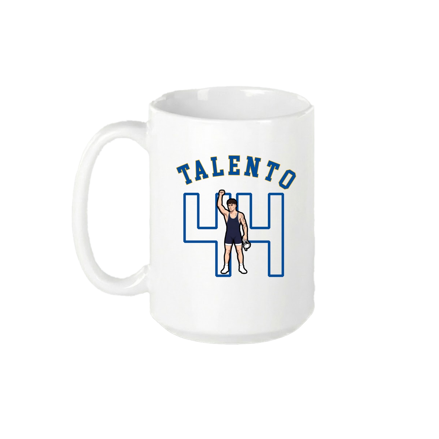 15oz Coffee Mug — Shirsey Arch in White