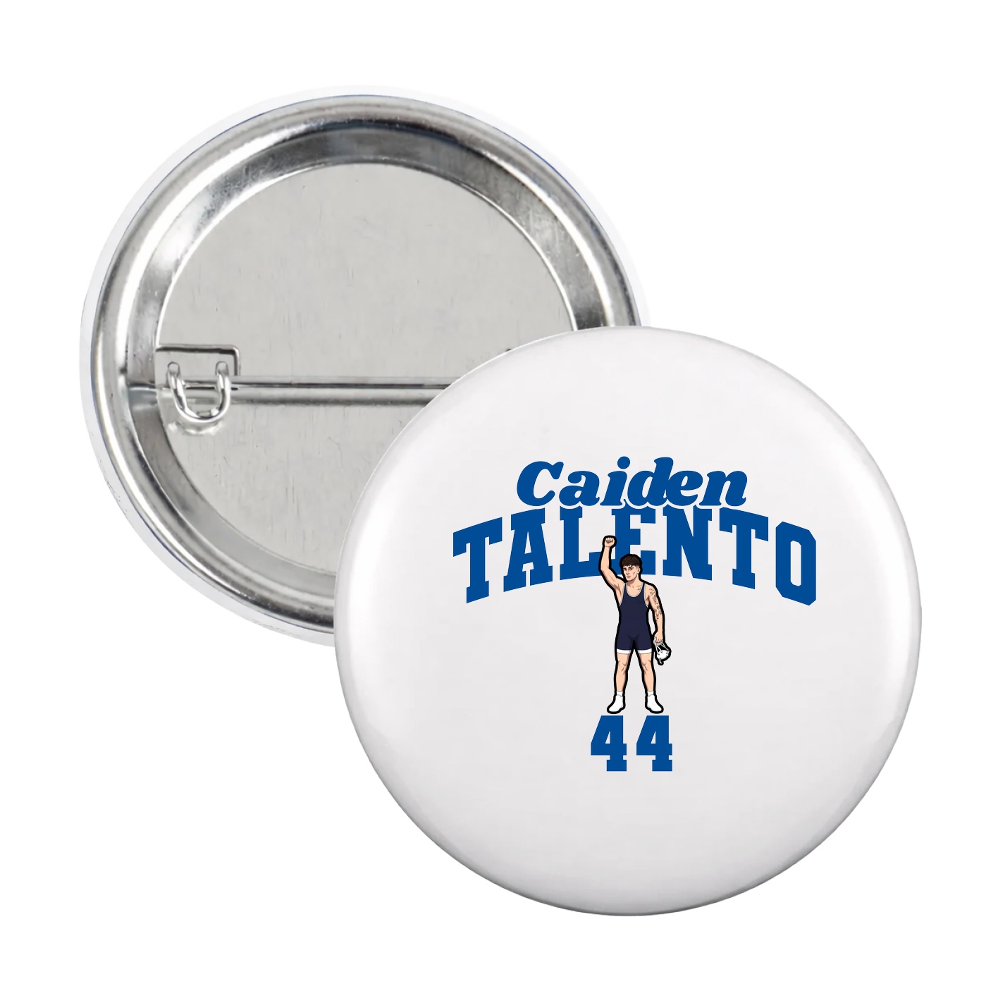 Game Day Button — Signature Arch in White