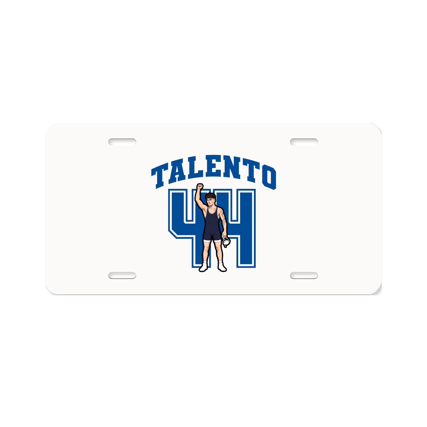 License Plate — Number in Classic