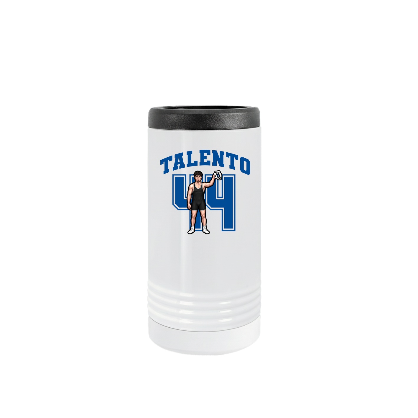 Slim Beverage Holder — Number in White