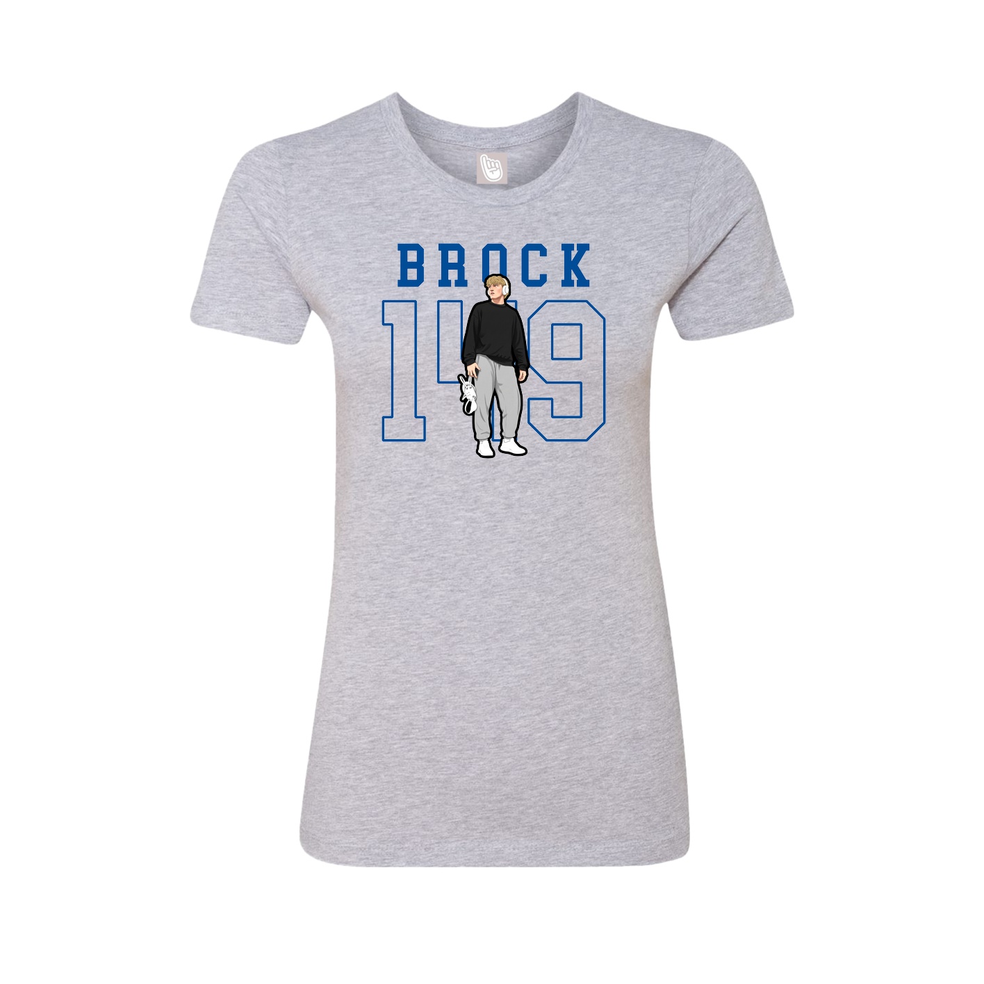 Fitted Women's Tee — Shirsey in Grey