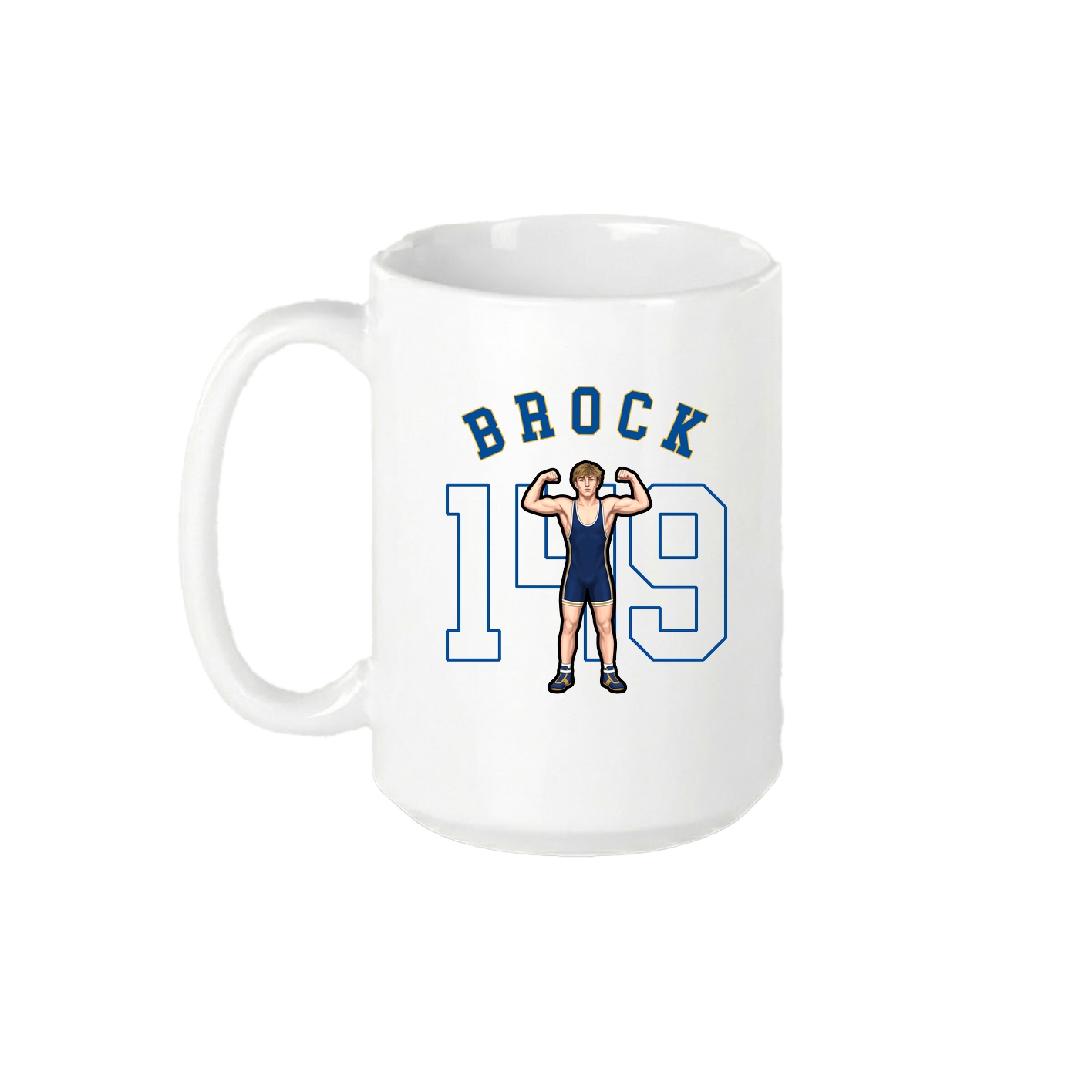 15oz Coffee Mug — Shirsey Arch in White