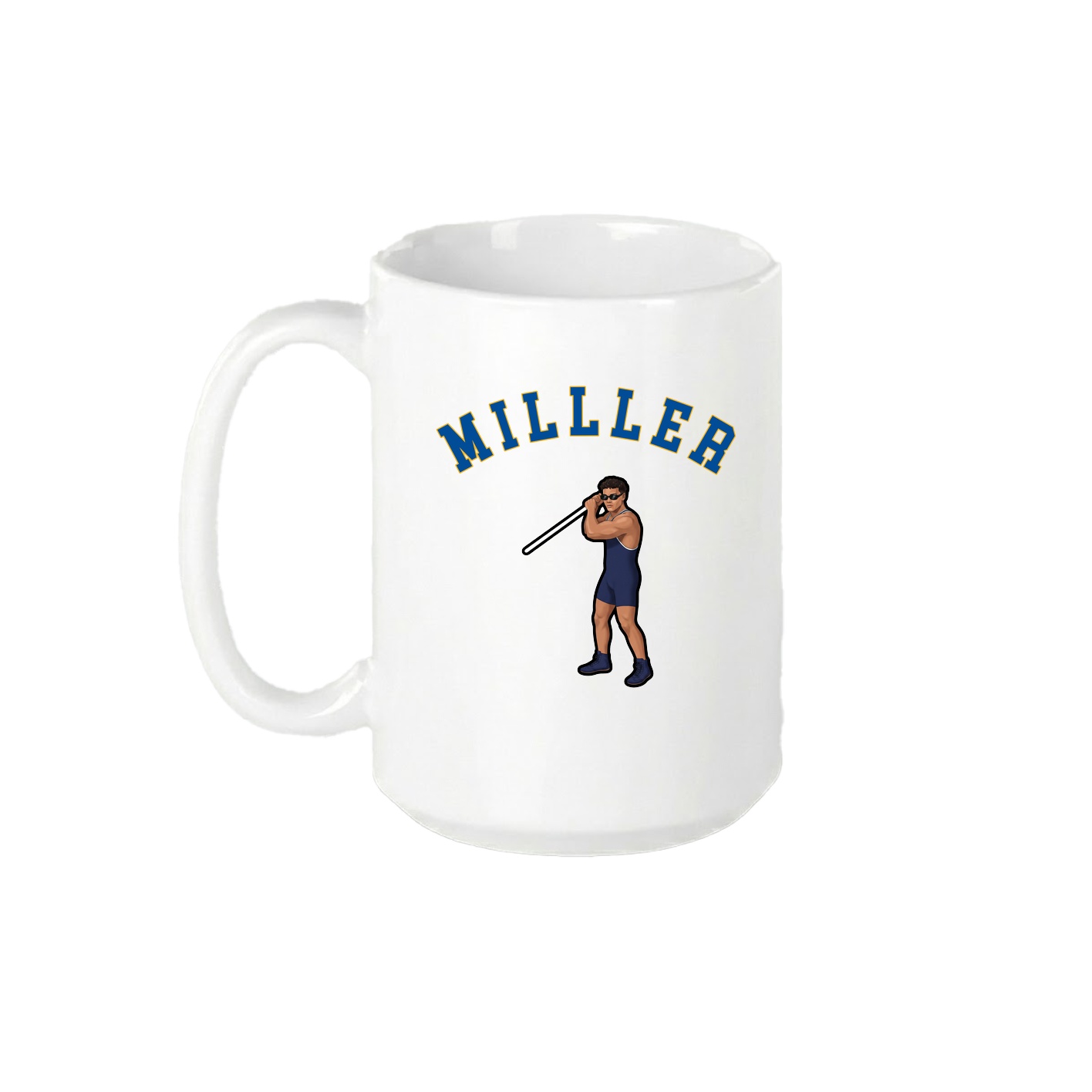 15oz Coffee Mug — Shirsey Arch in White