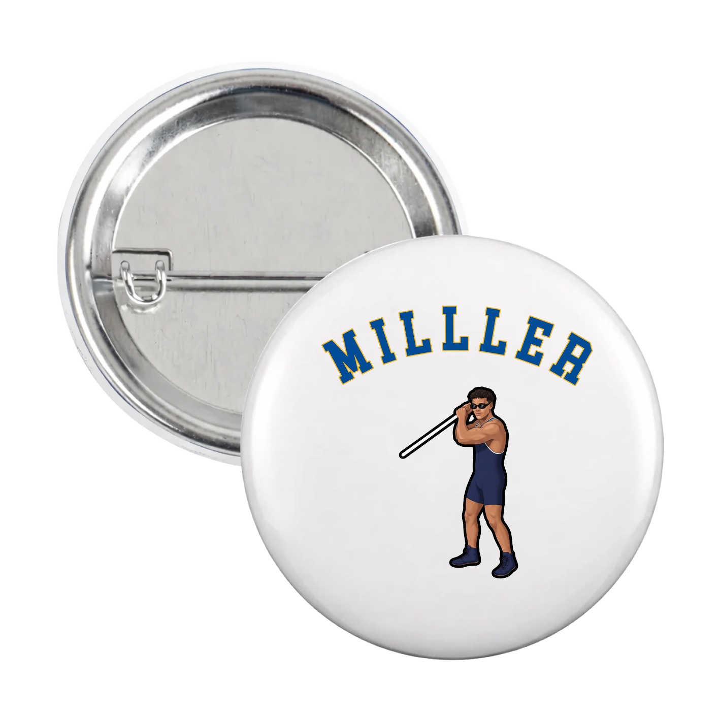 Game Day Button — Shirsey Arch in White