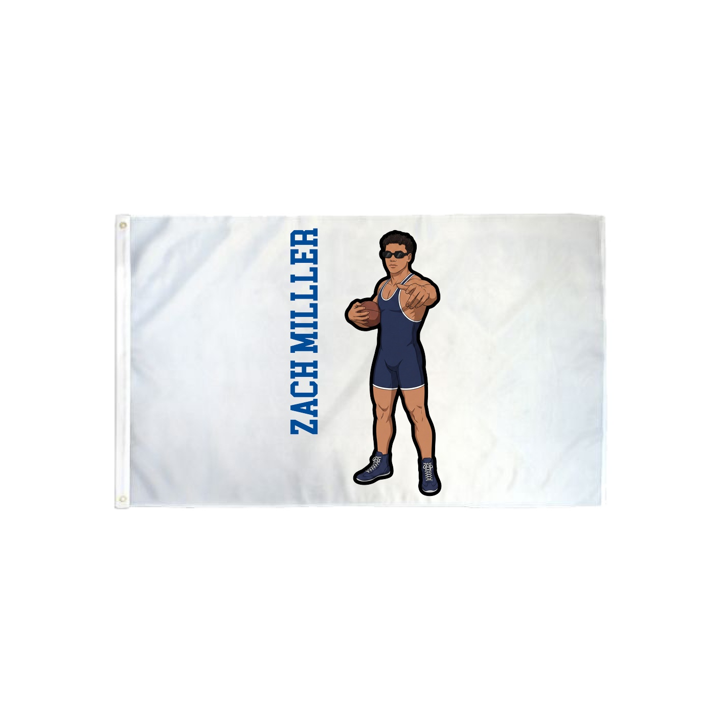 3x5 Flag — Name Vertical in Classic