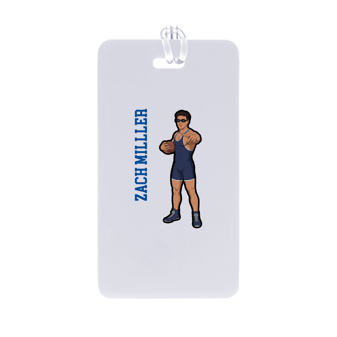 Bag Tag — Name Vertical in Classic