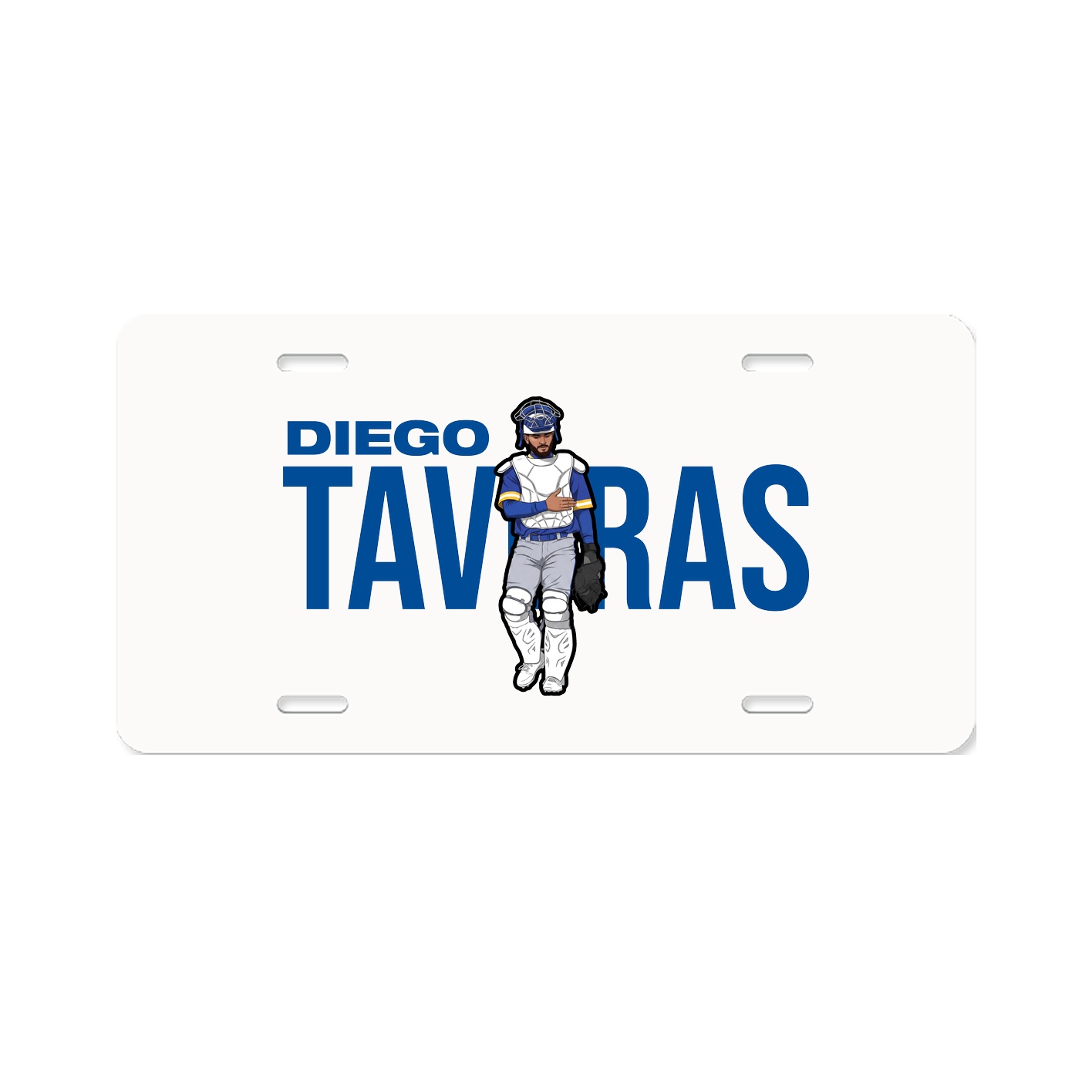 License Plate — Player Name in Classic