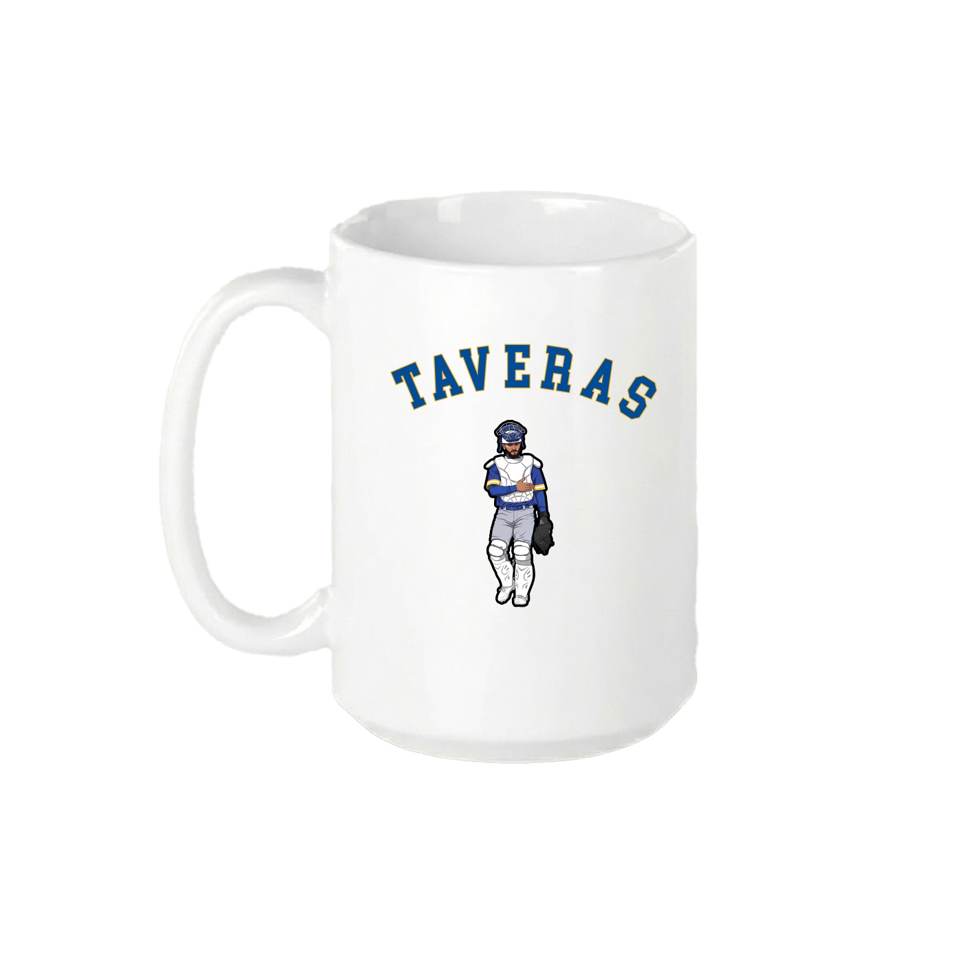 15oz Coffee Mug — Shirsey Arch in White