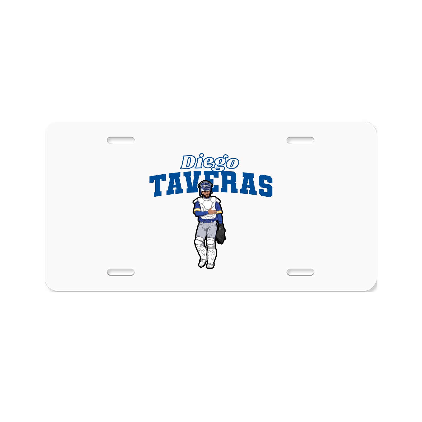 License Plate — Name Arch in Classic