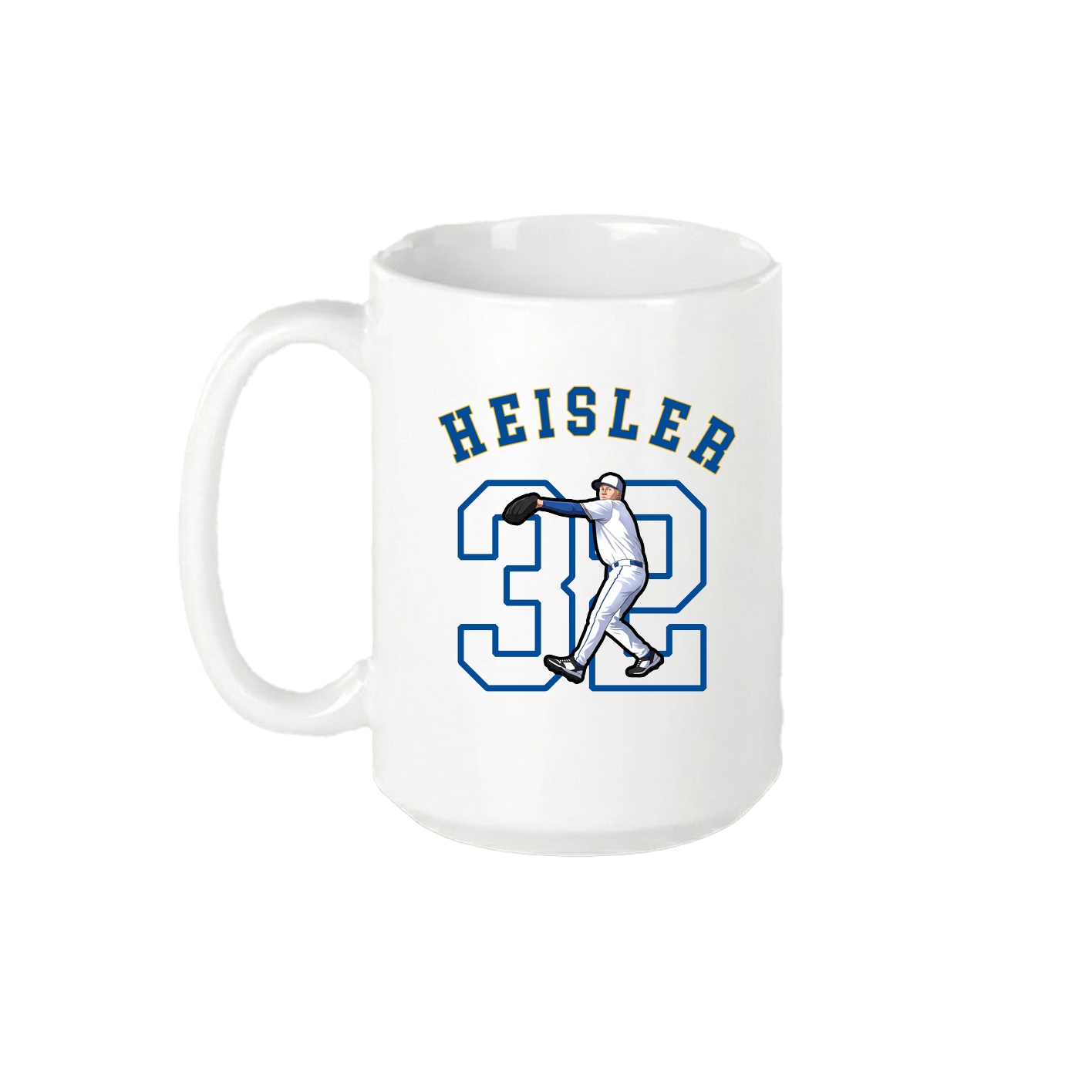 15oz Coffee Mug — Shirsey Arch in White