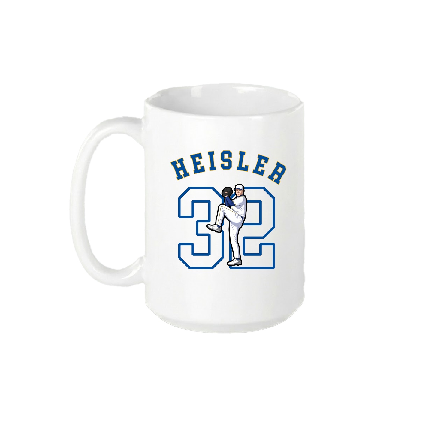 15oz Coffee Mug — Shirsey Arch in White