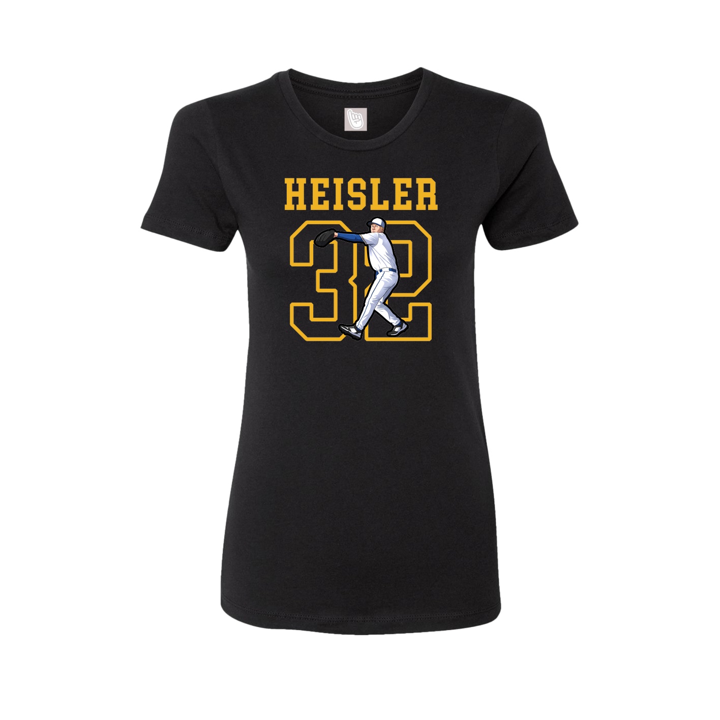 Fitted Women's Tee — Shirsey in Black