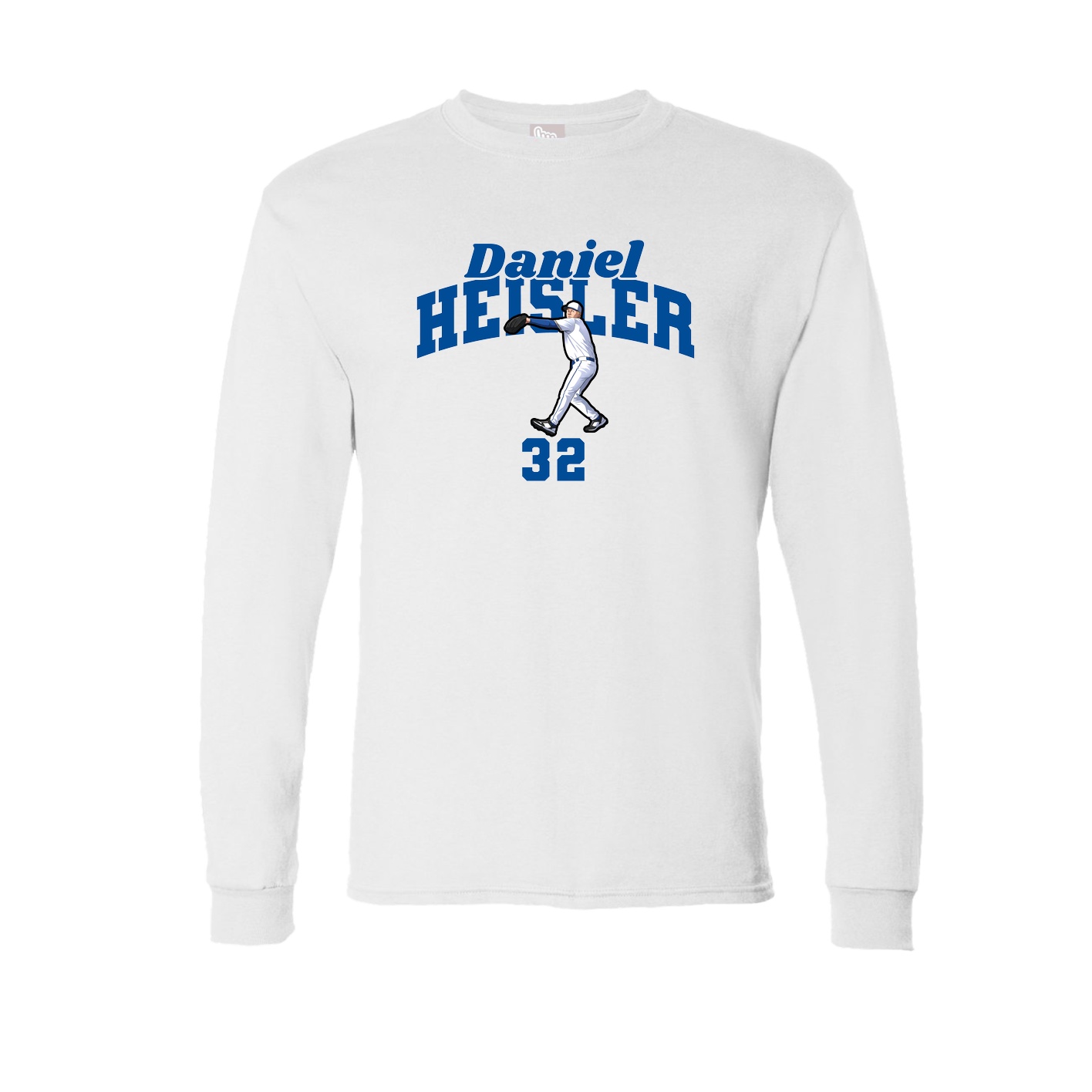 Long Sleeve Tee — Signature Arch in White
