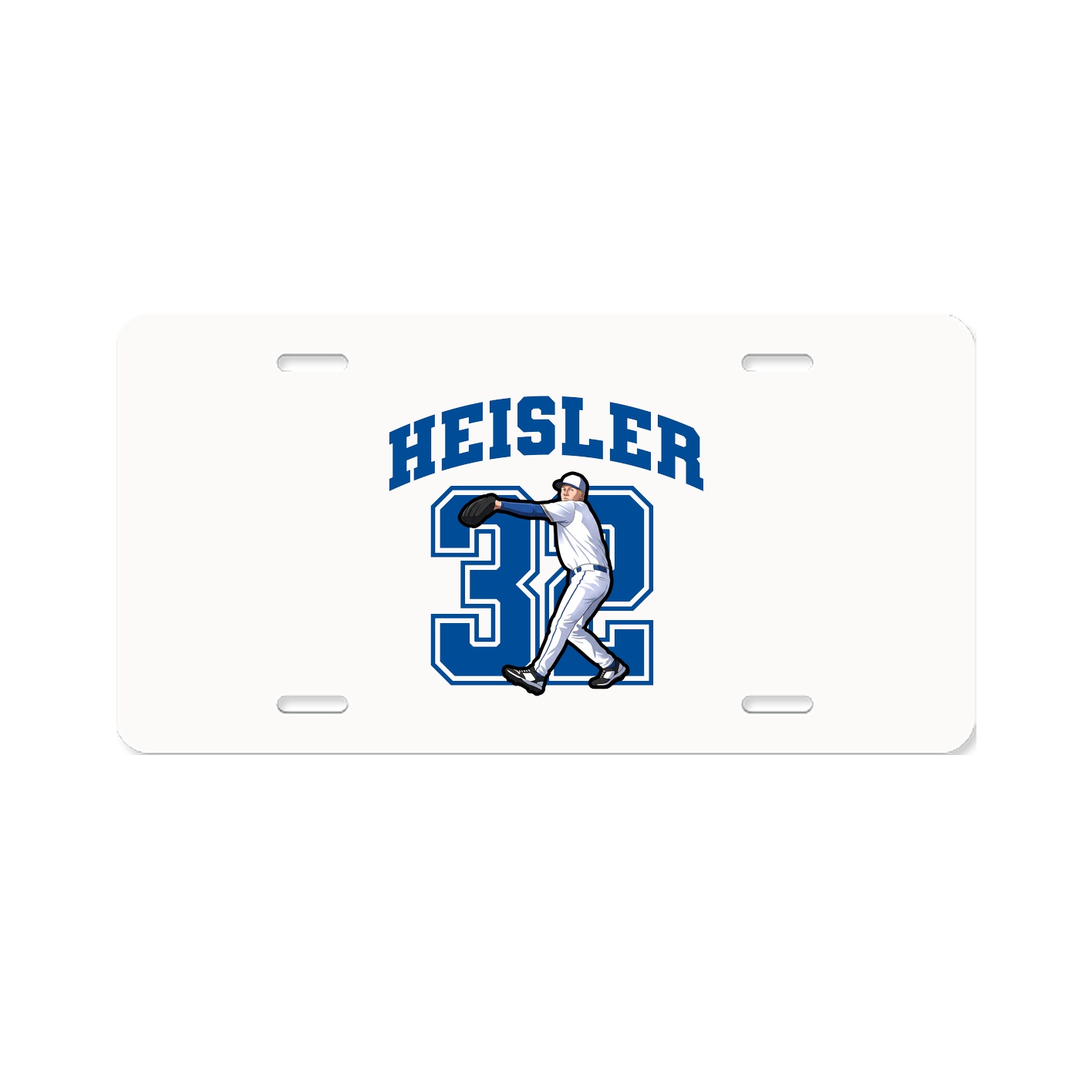 License Plate — Number in Classic