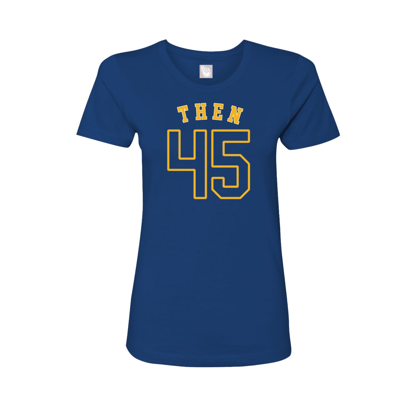 Fitted Women's Tee — Shirsey Arch in Royal