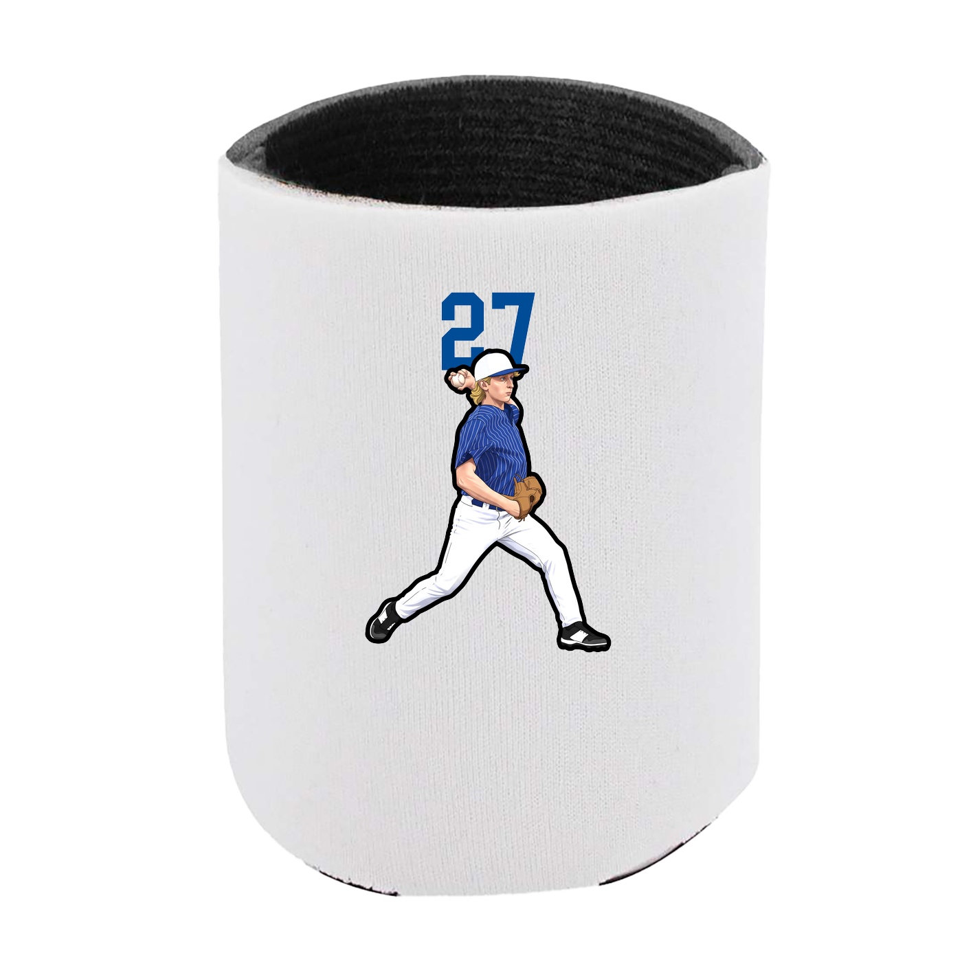Can Holder — Number Top in White