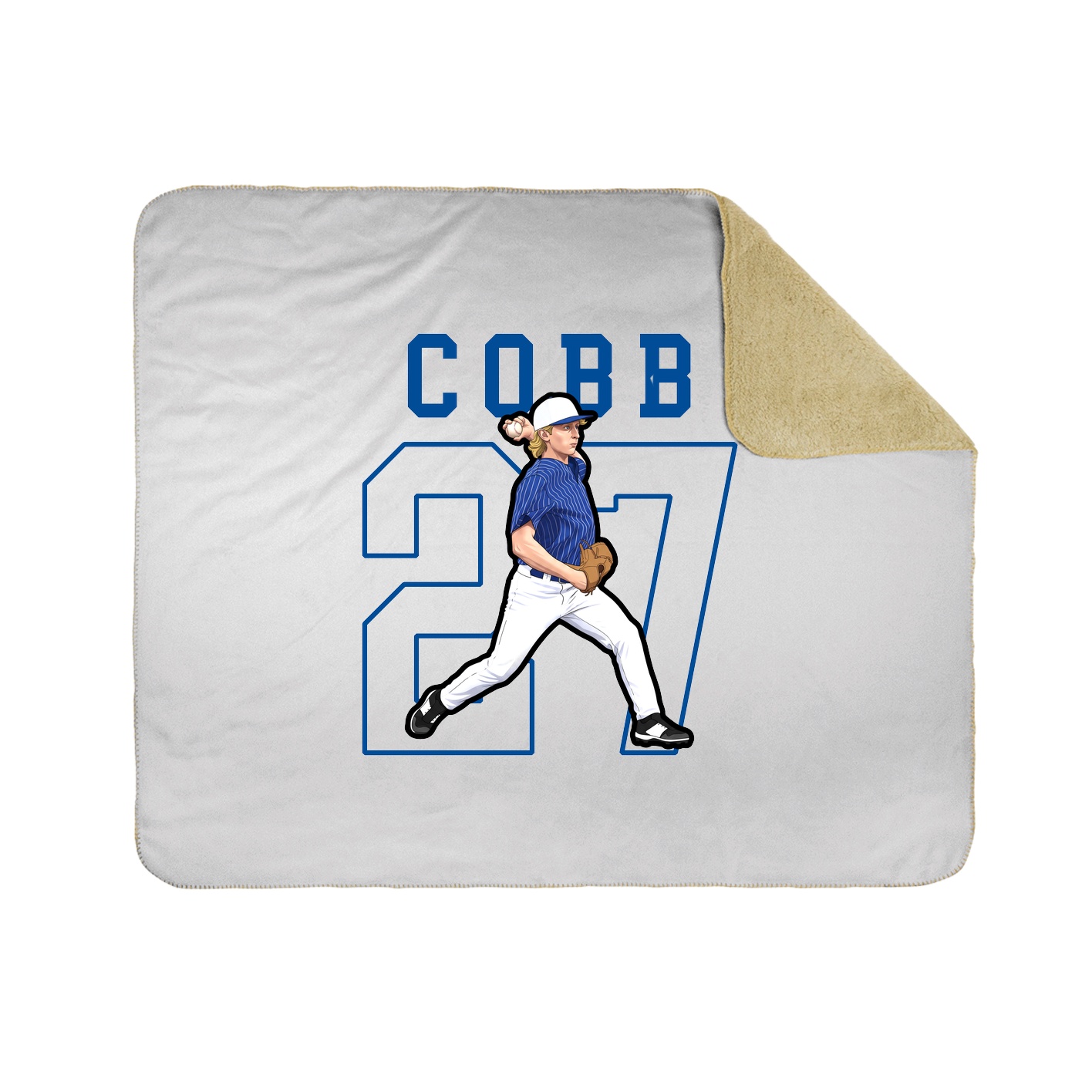 Throw Blanket — Shirsey in White