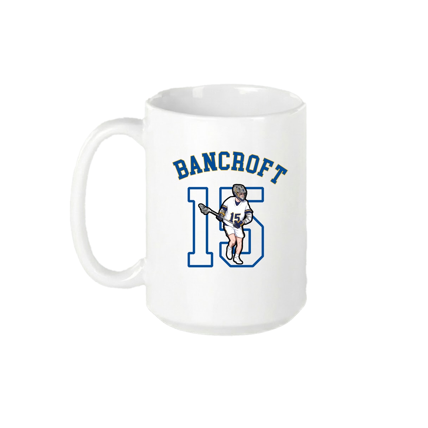 15oz Coffee Mug — Shirsey Arch in White