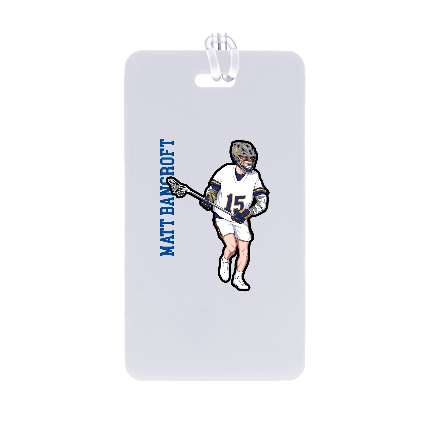 Bag Tag — Name Vertical in Classic