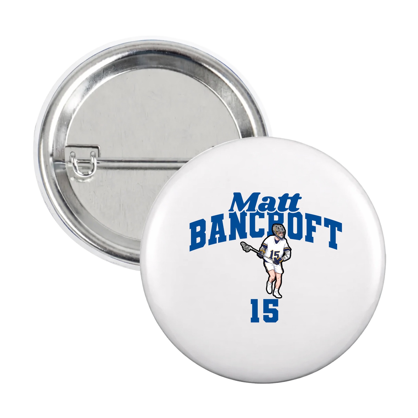 Game Day Button — Signature Arch in White