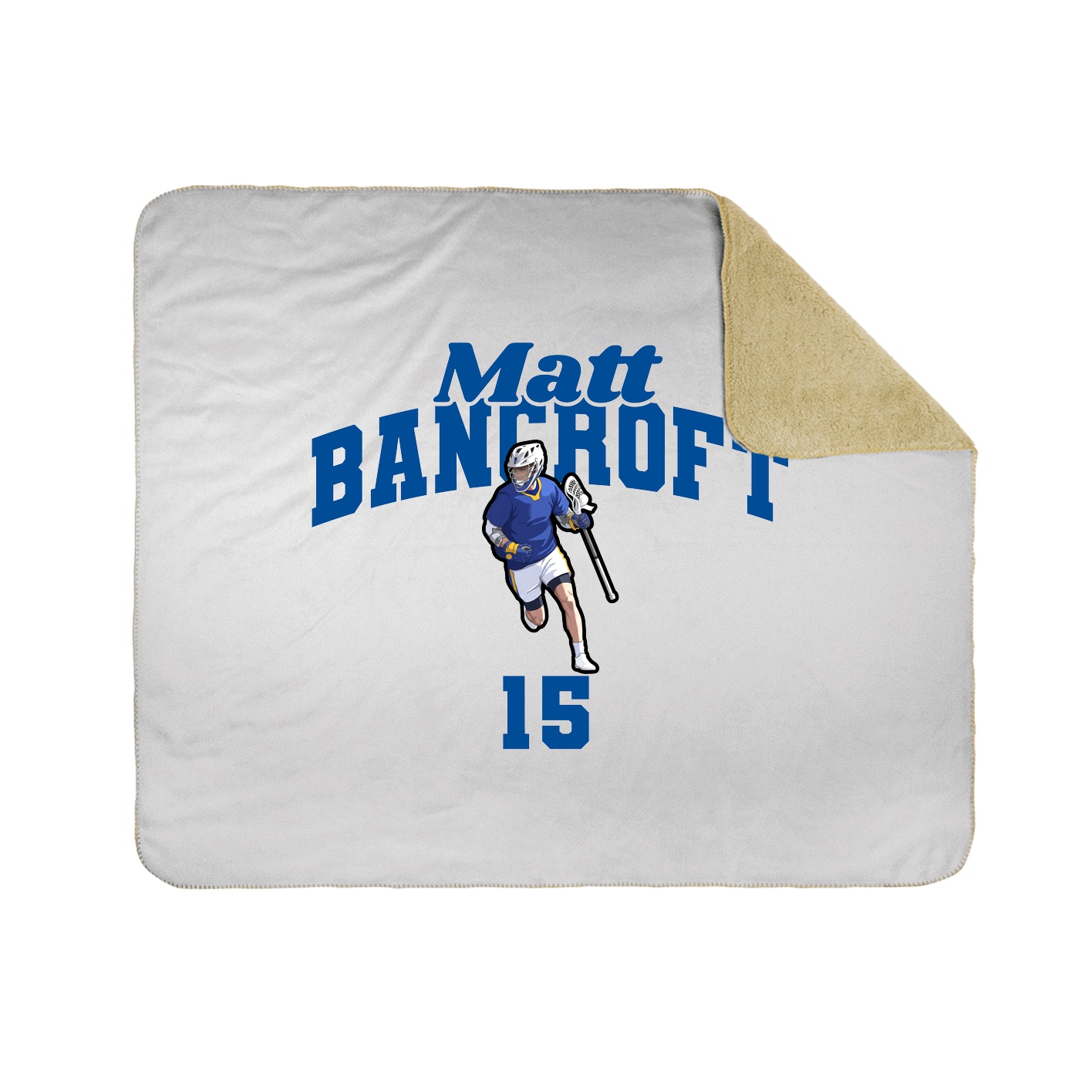 Throw Blanket — Signature Arch in White