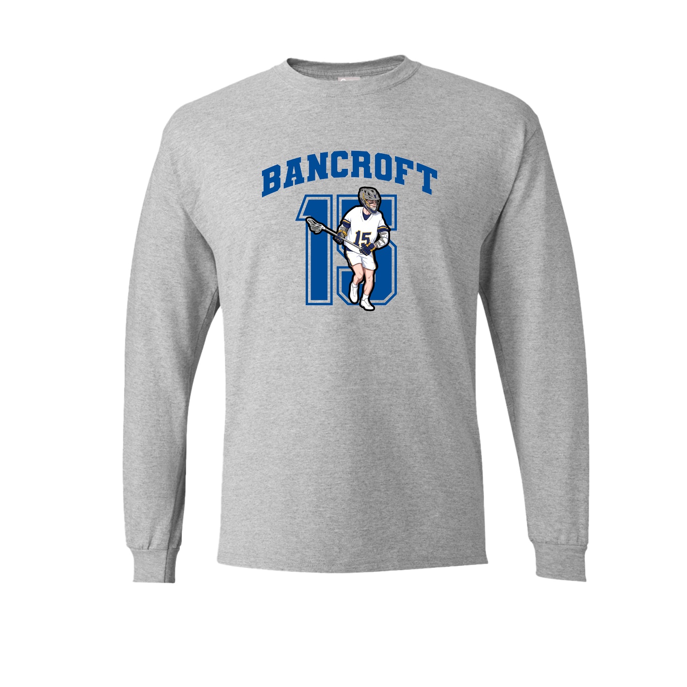 Long Sleeve Tee — Number in Grey