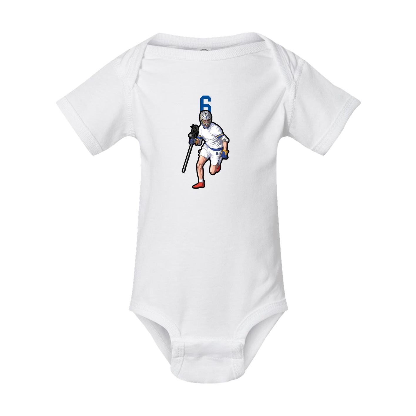 Baby Onesie — Number Top in White