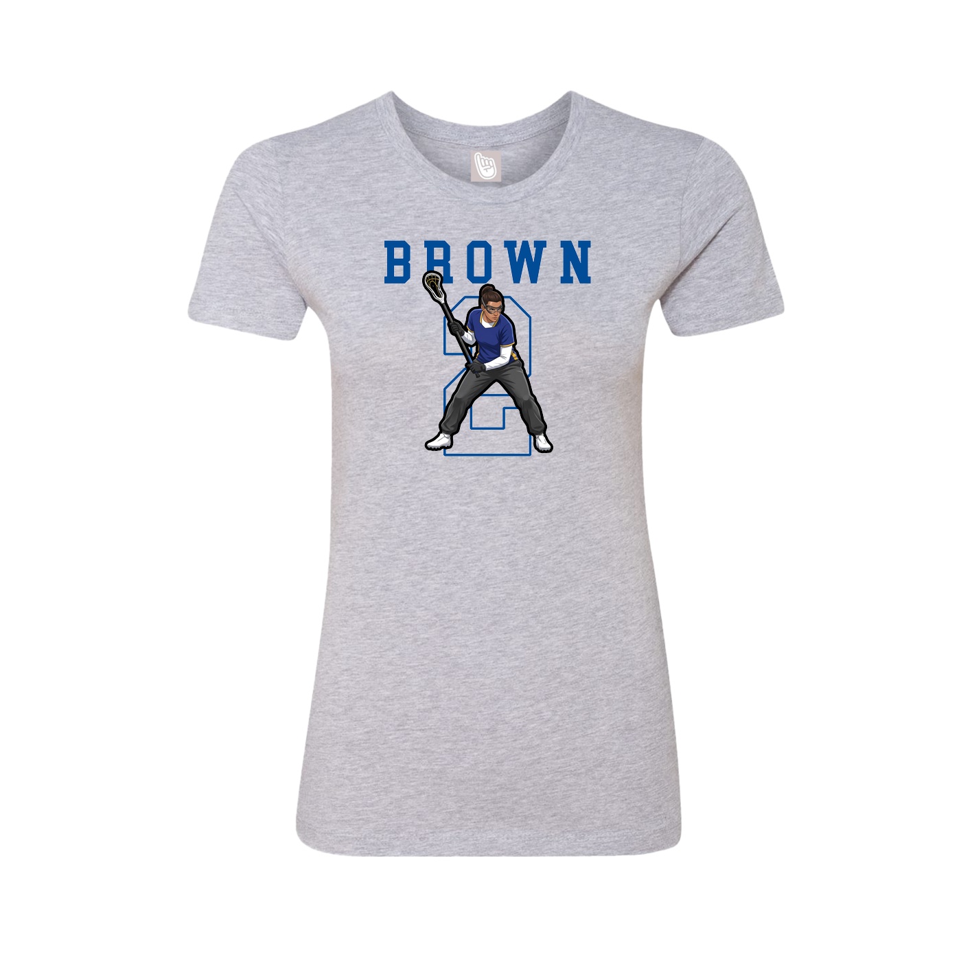 Fitted Women's Tee — Shirsey in Grey