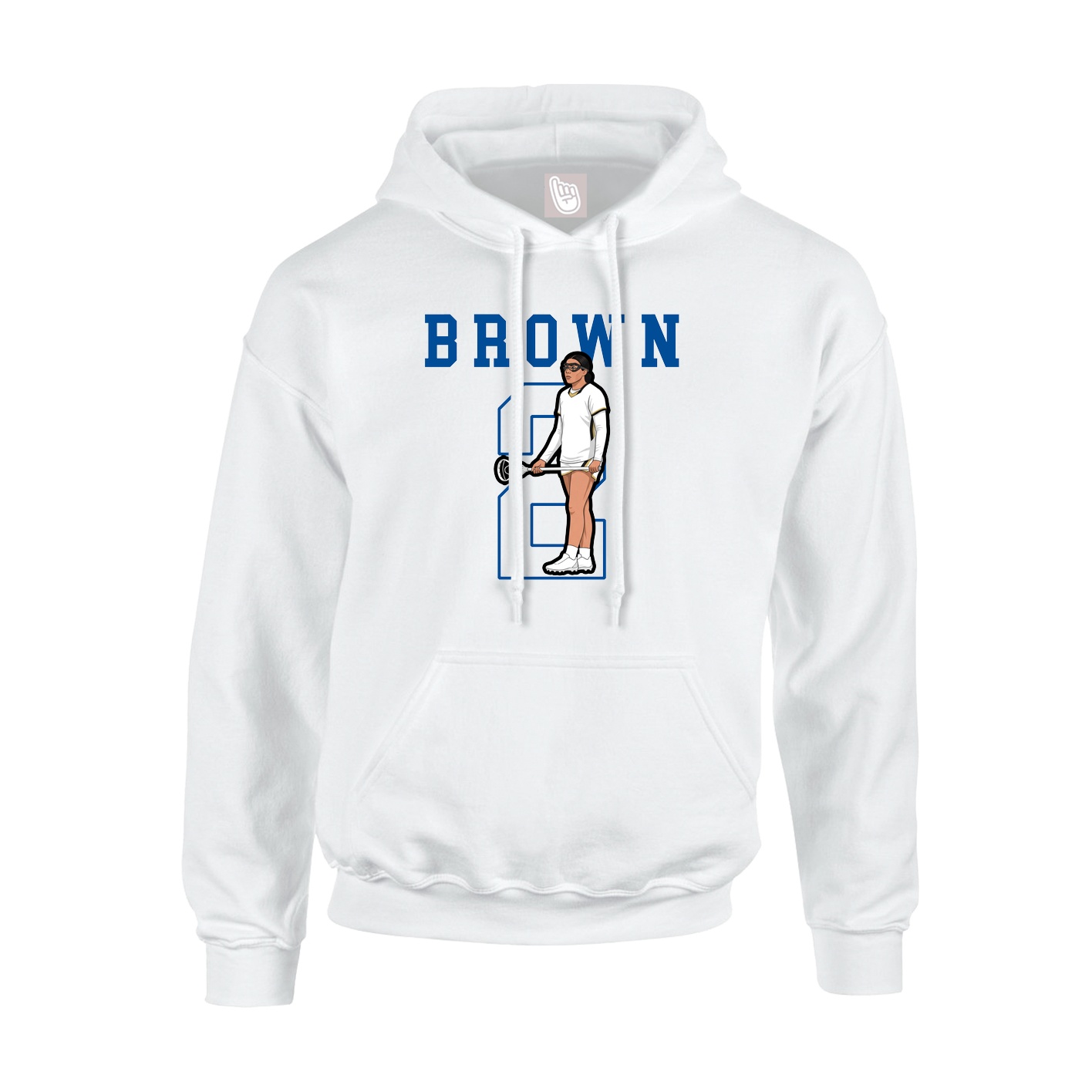 Hoodie — Shirsey in White
