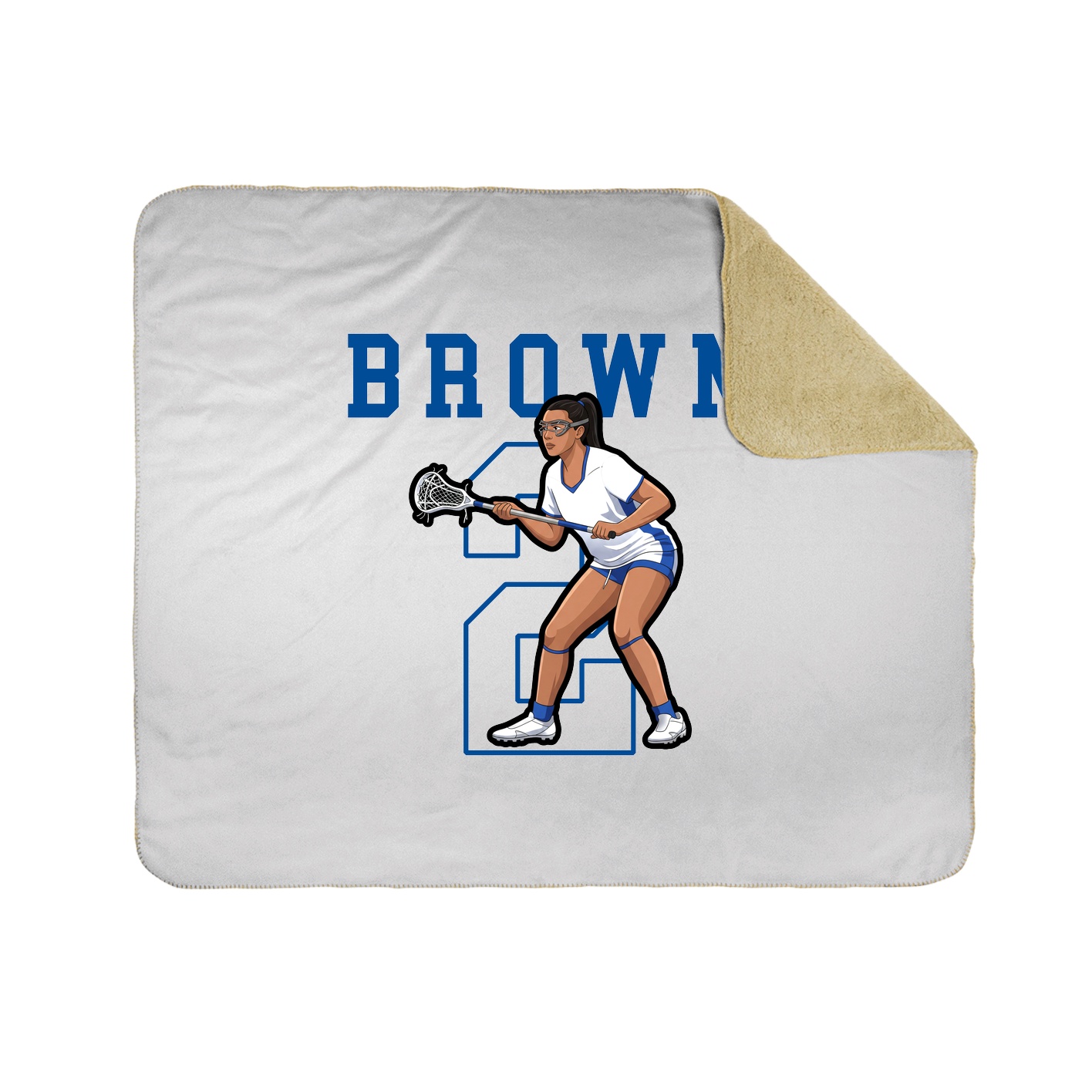 Throw Blanket — Shirsey in White