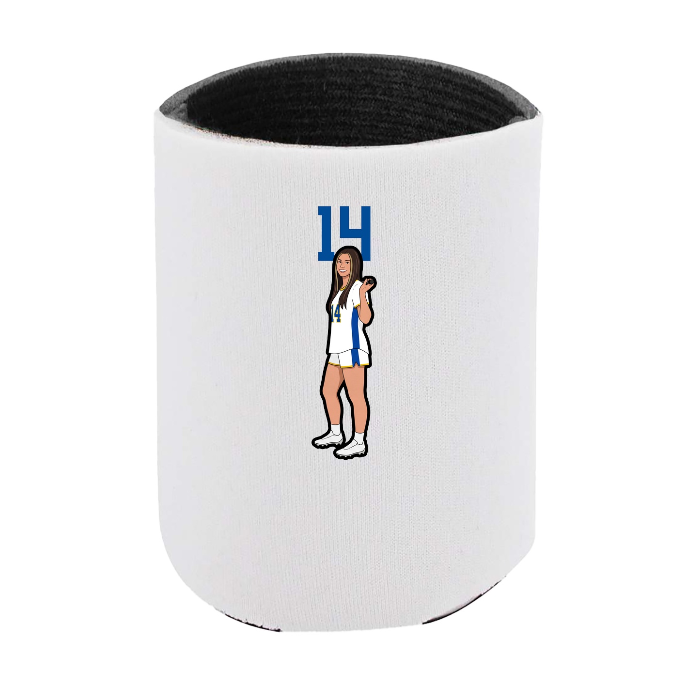 Can Holder — Number Top in White
