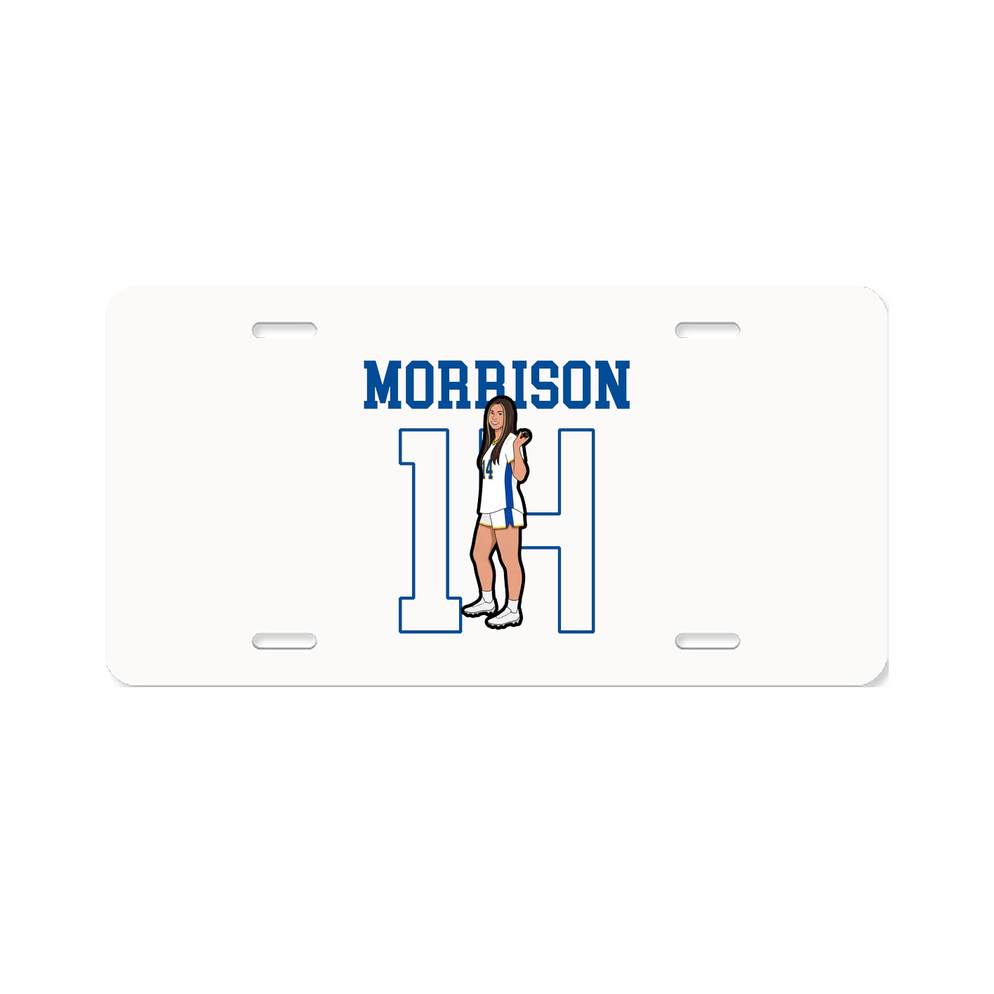 License Plate — Shirsey in Classic
