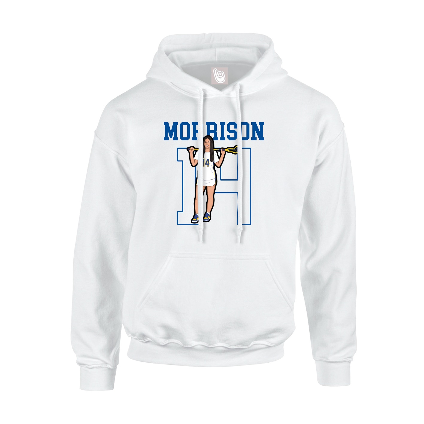 Hoodie — Shirsey in White