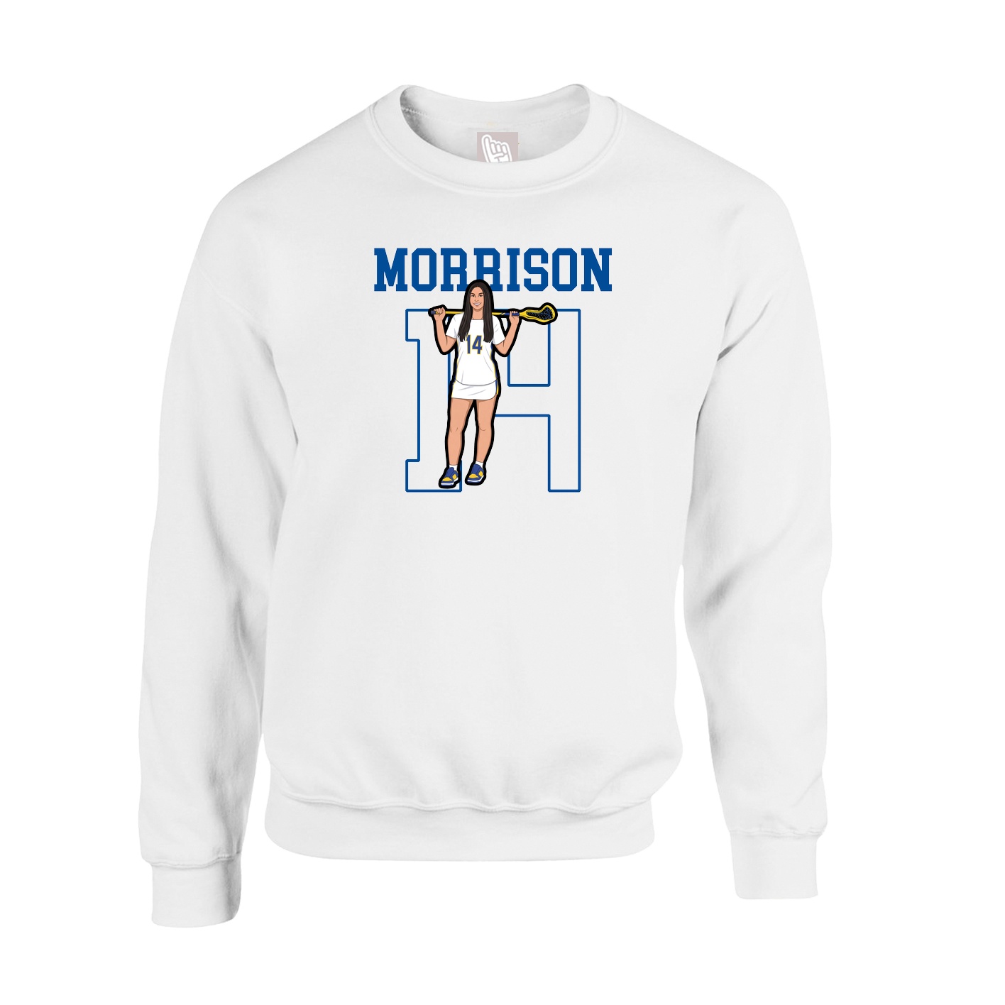 Fleece Crew — Shirsey in White