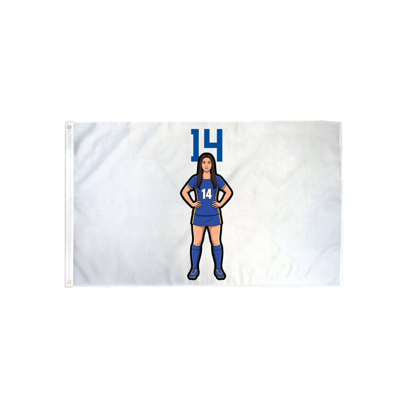 3x5 Flag — Number Top in Classic
