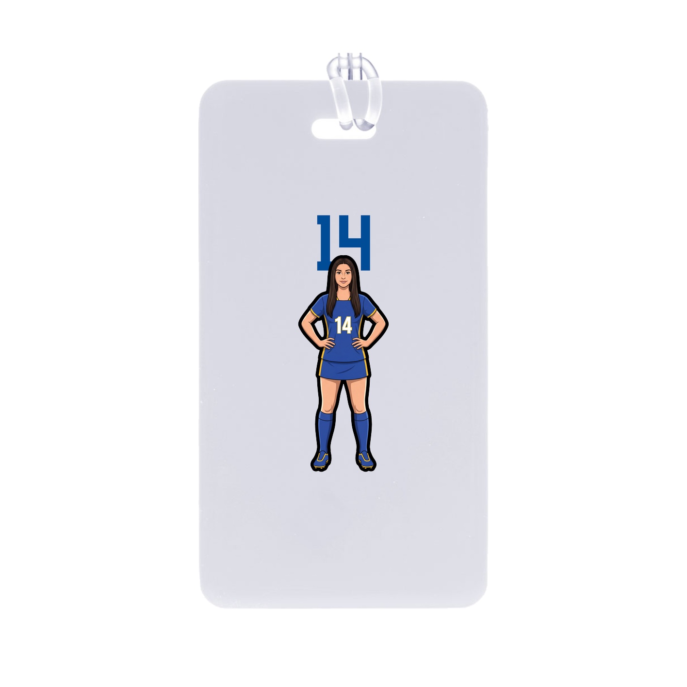 Bag Tag — Number Top in Classic