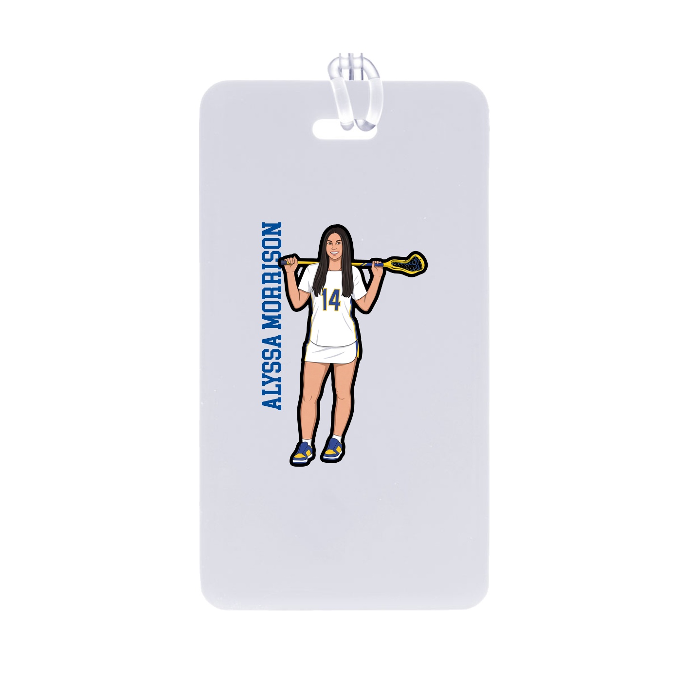 Bag Tag — Name Vertical in Classic