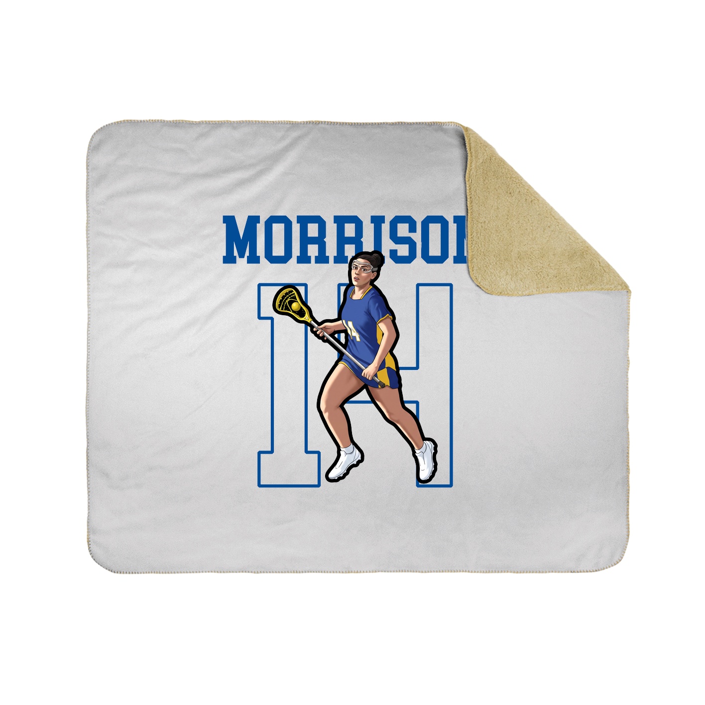 Throw Blanket — Shirsey in White