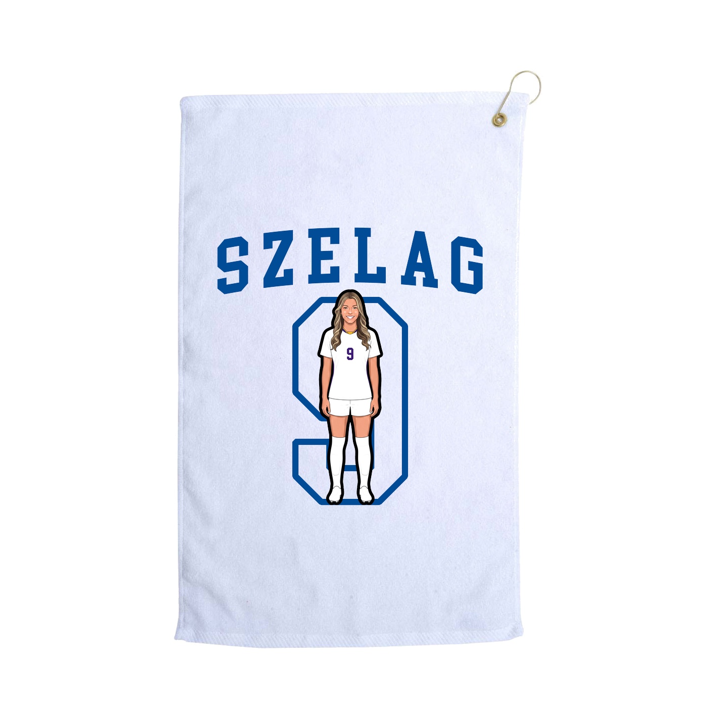 Golf Towel — Shirsey in White