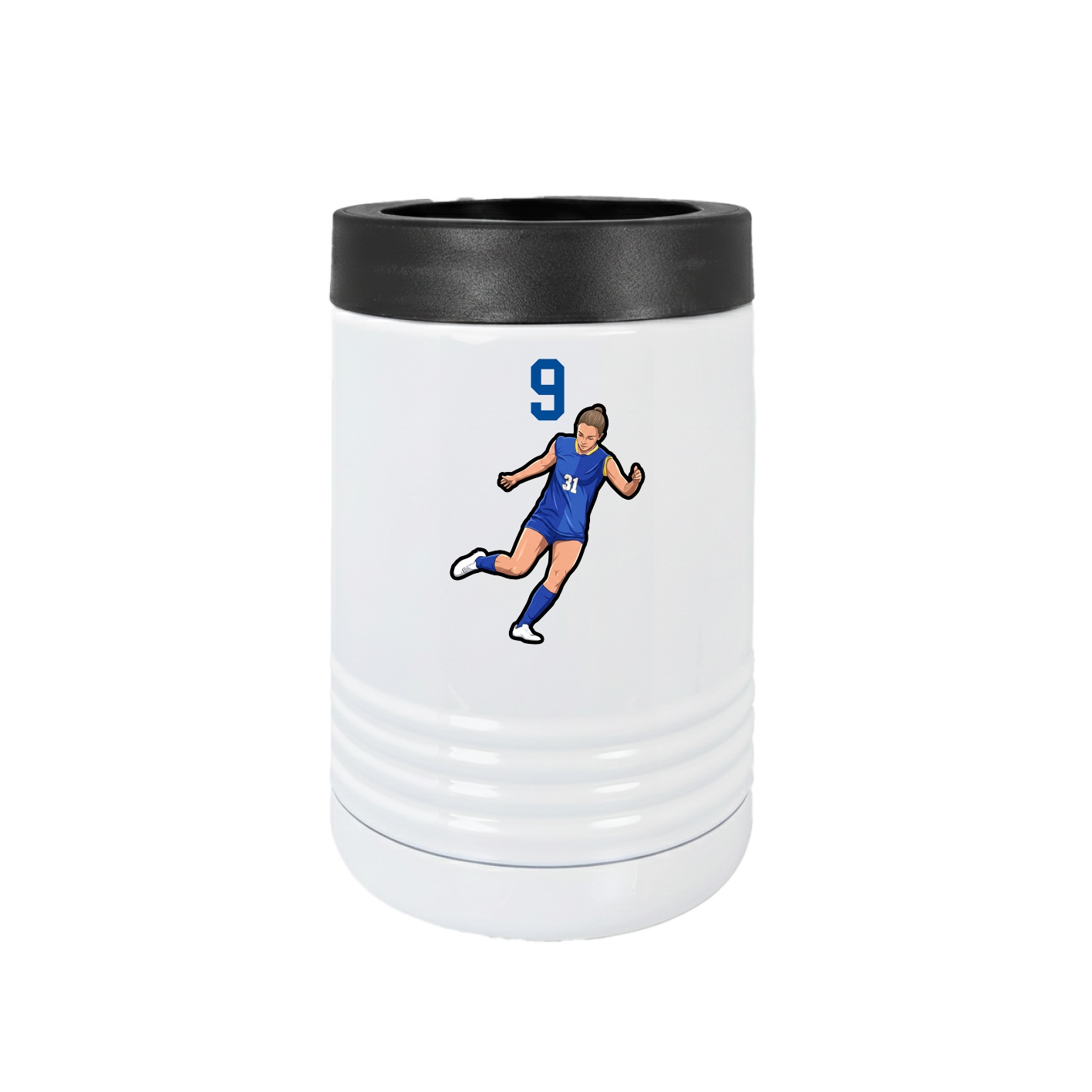 Beverage Holder — Number Top in White