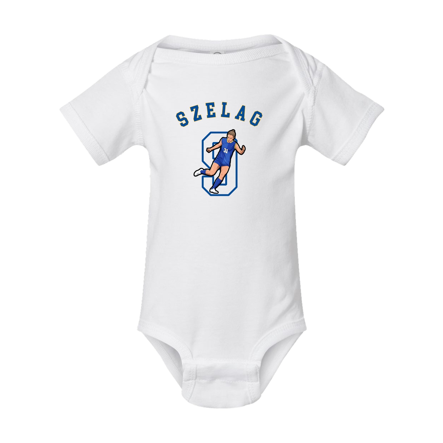 Baby Onesie — Shirsey Arch in White