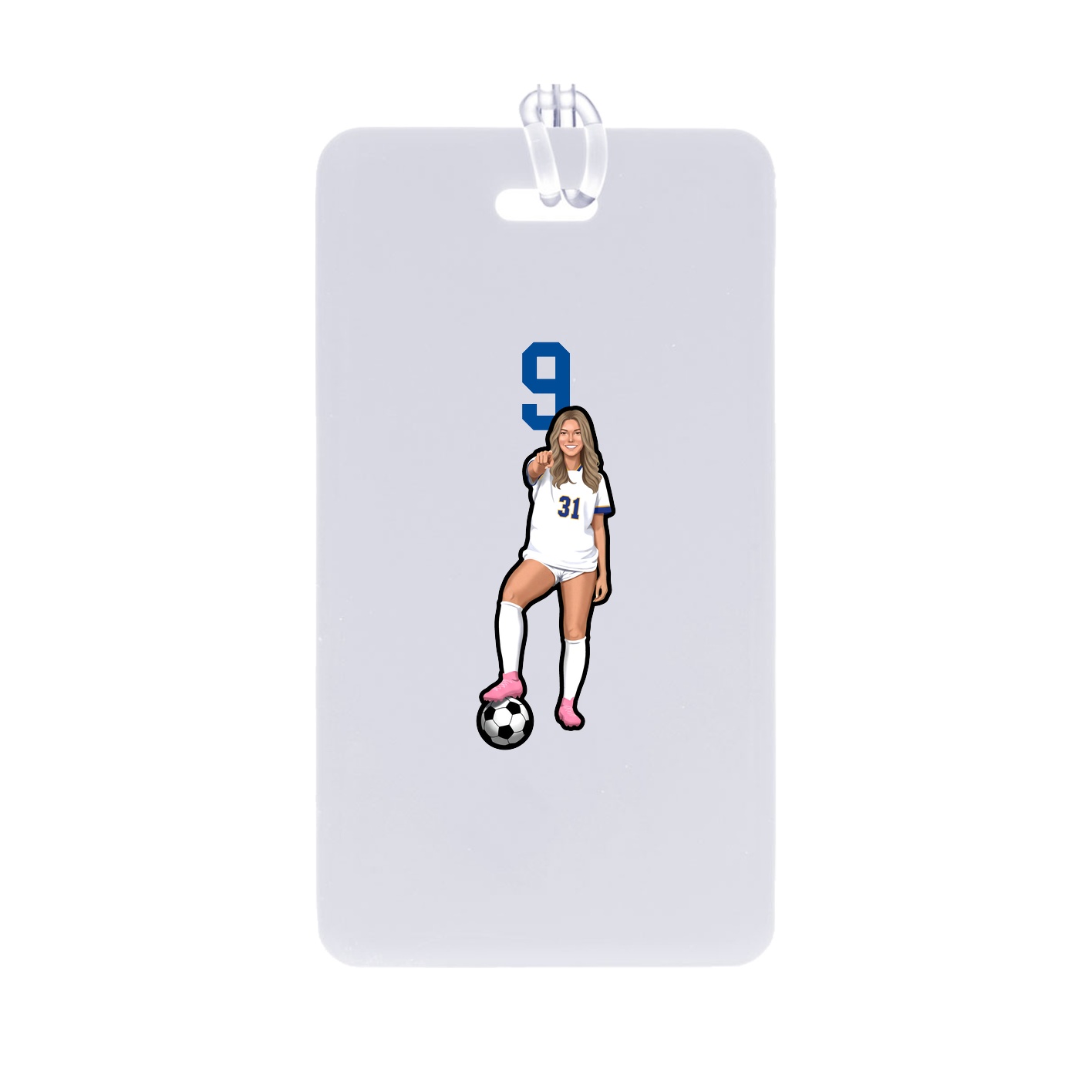Bag Tag — Number Top in Classic