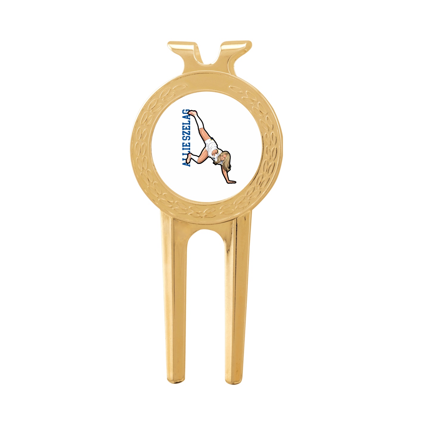 Divot Tool with Ball Marker — Name Vertical in Classic