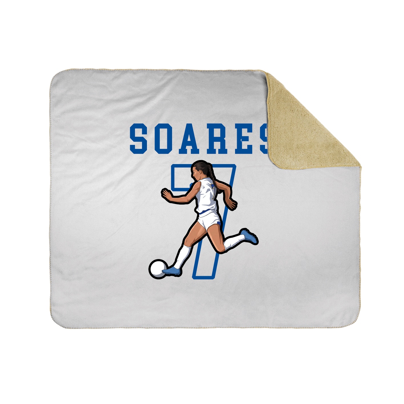 Throw Blanket — Shirsey in White