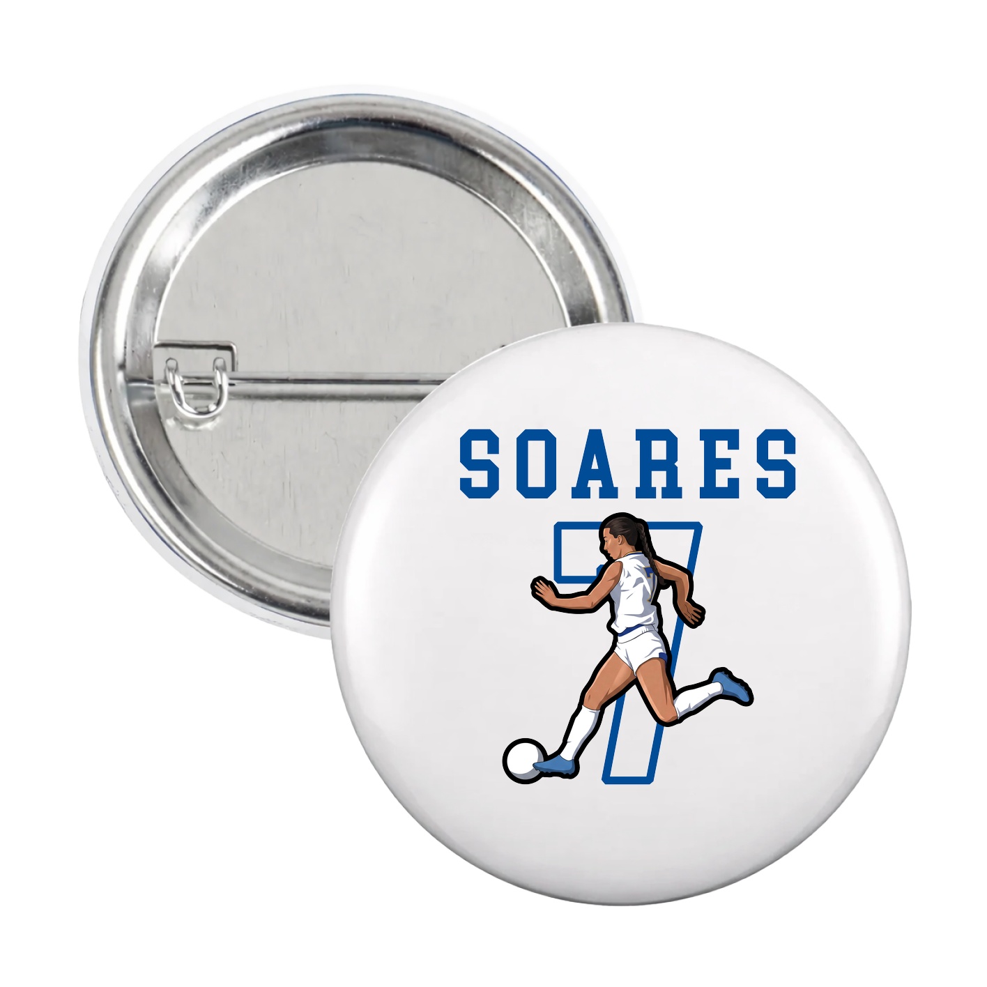 Game Day Button — Shirsey in White